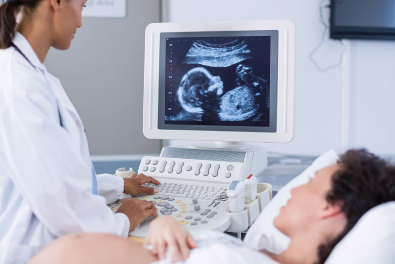 Emryo transfer blog Woman getting an ultrasound
